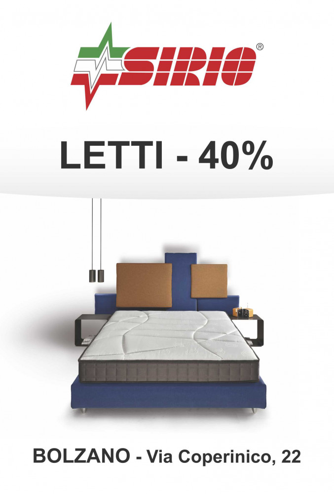 Angebot Betten -40% bei Sirio - Matratzen