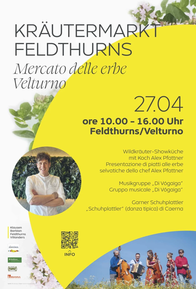 Angebot Kräutermarkt Feldthurns bei Tourismusverein Klausen/Barbian/ Feldthurns/Villanders
