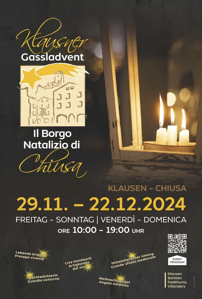 Offerte Il Borgo Natalizio di Chiusa di Associazione Turistica di Chiusa/Barbiano/Velturno/Villandro